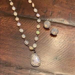 Vintage silver jewelry set